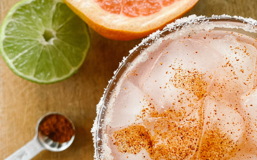 Smoky Grapefruit Kombucha Cocktail