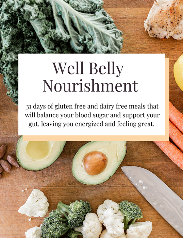 WELL BELLY NOURISHMENT COOKBOOK